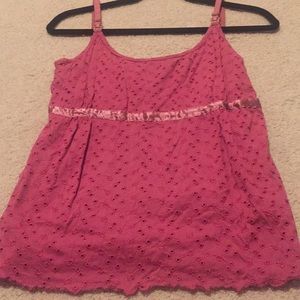 MOTHERWEAR PINK TANK TOP